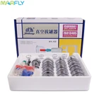 Набор для вакуумной терапии, комплект из 32 банок, Hijama Glass, китайская медицина, присоски для акупунктуры, целлюлита, массажер для тела