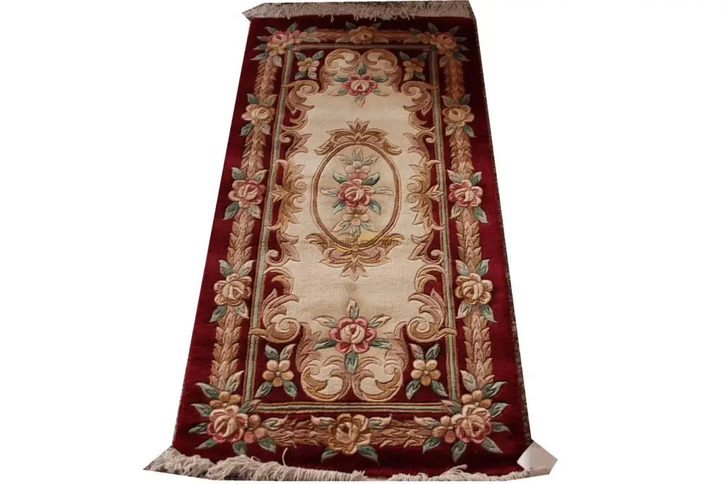 Толстый и плюшевый Европейский савонри ковер античный китайский ручной работы