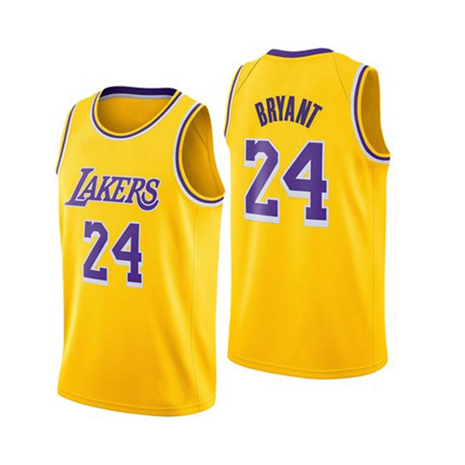 

Men'S Basketball Jersey Bryant # 24 #23 #30 #13 #77 #41 #34 #11#2 Player Tank Tops Kb Curry James Harden Sports T-Shirt