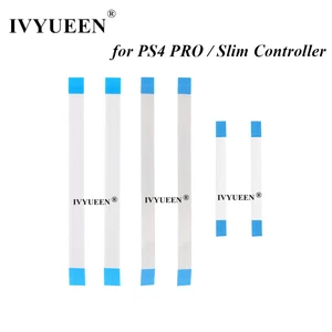 Контроллер IVYUEEN для Playstation 4 PS4 PRO, 12 14-контактная зарядная плата, шлейф переключателя питания, 10-контактный кабель гибкая лента для тачпада