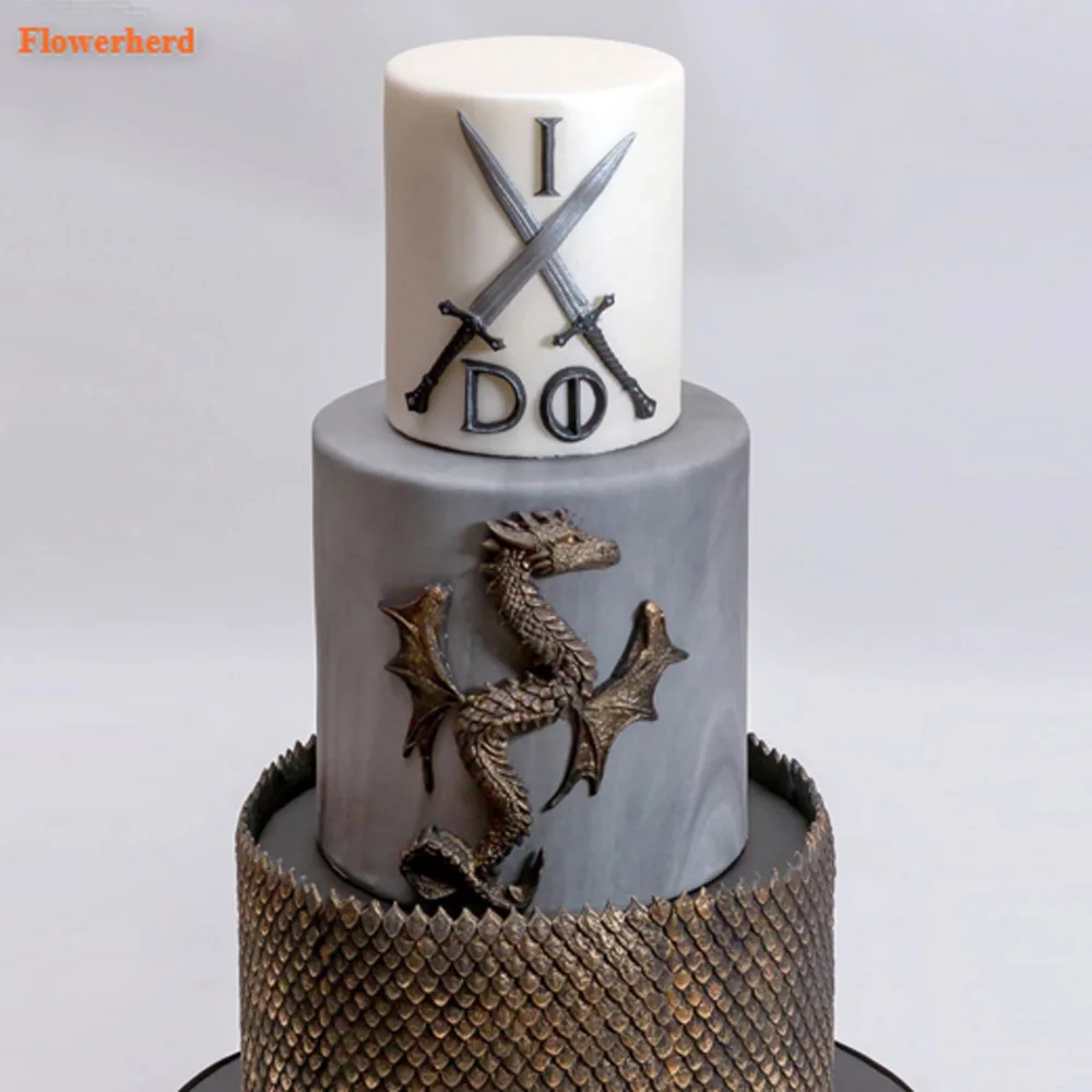 Новинка чешуя Русалки силиконовая форма для помадки торта украшение на день