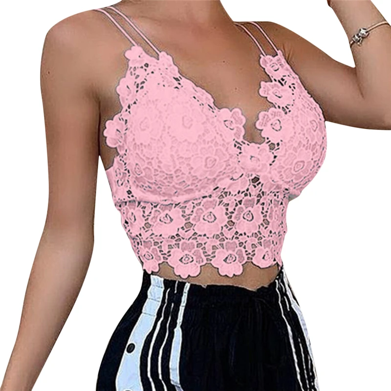 

Sexy Bra Women Lingerie Bralette Lace Strap Wrap Push Up bra Tank Top Bra Vest Seamless Underwear Wirefree Brassiere