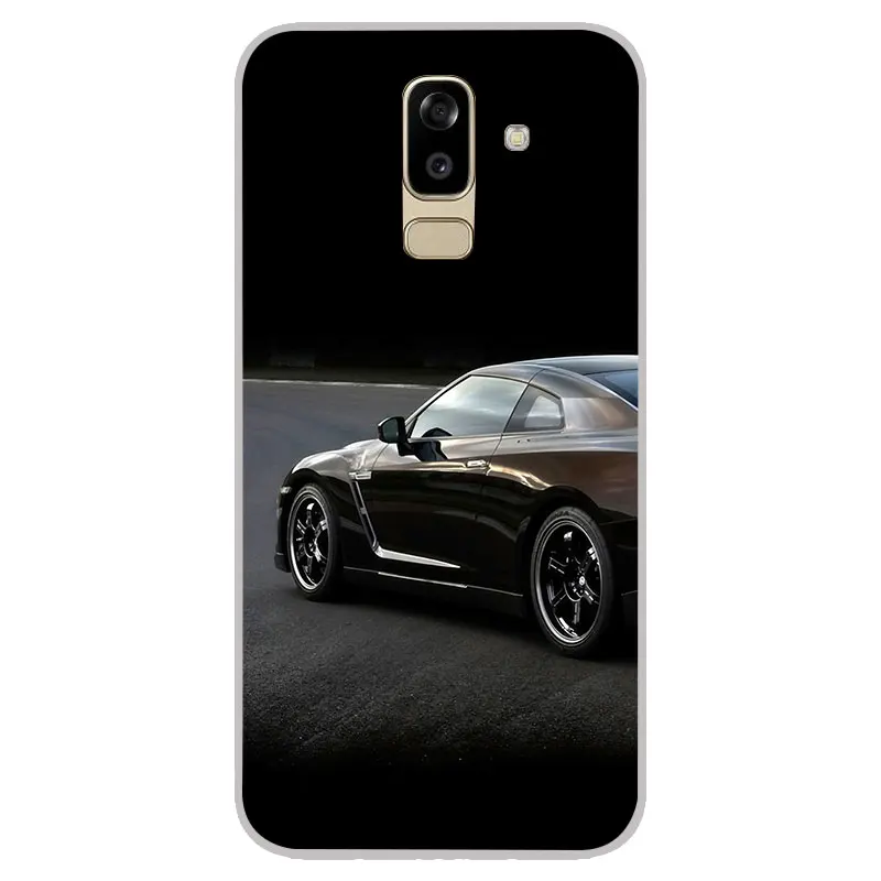 Спортивный автомобиль gt r матовый Силиконовый чехол для Samsung Galaxy J2 pro J3 J4 J6 J7 J8 A5 A7 A9