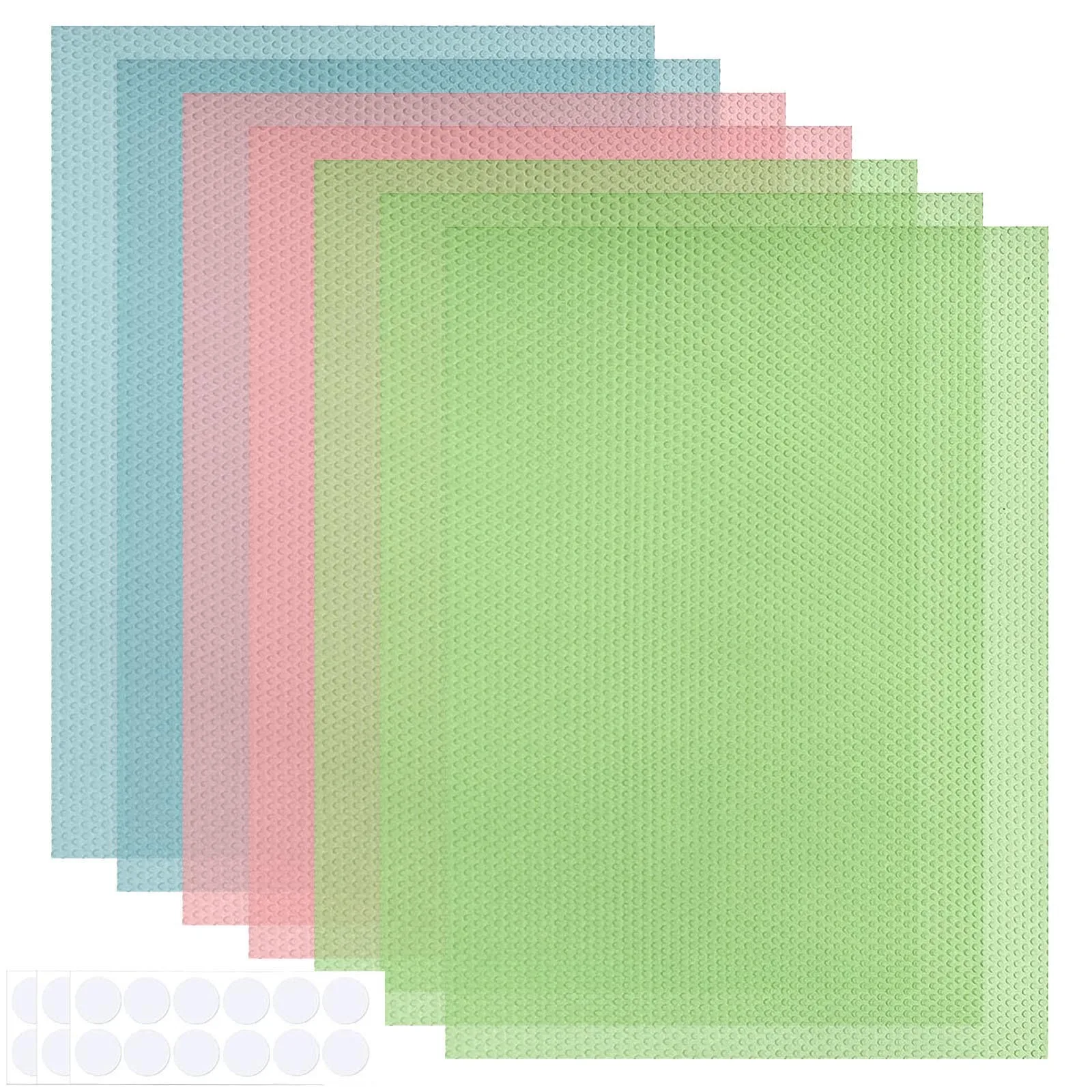 

Waterproof Refrigerator Mats Non-slip Cuttable Refrigerator Liners Washable Eva Fridge Shelf Liners Drawer Table Closet Cabinet