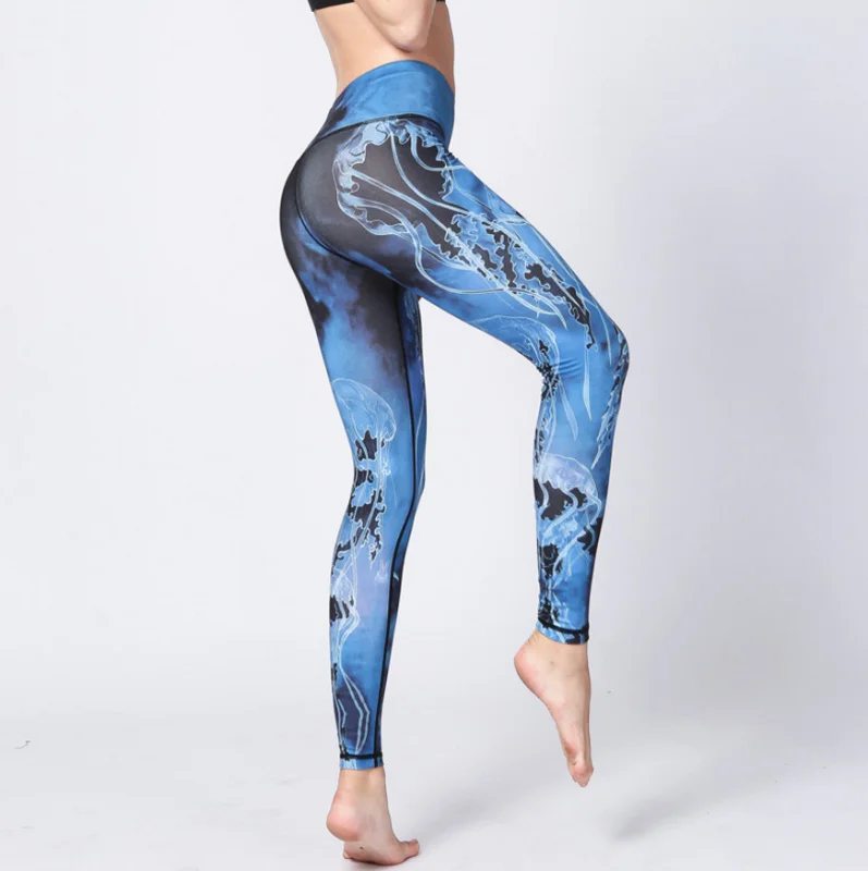 Модные быстросохнущие спортивные штаны для улицы женские фитнеса и йоги с