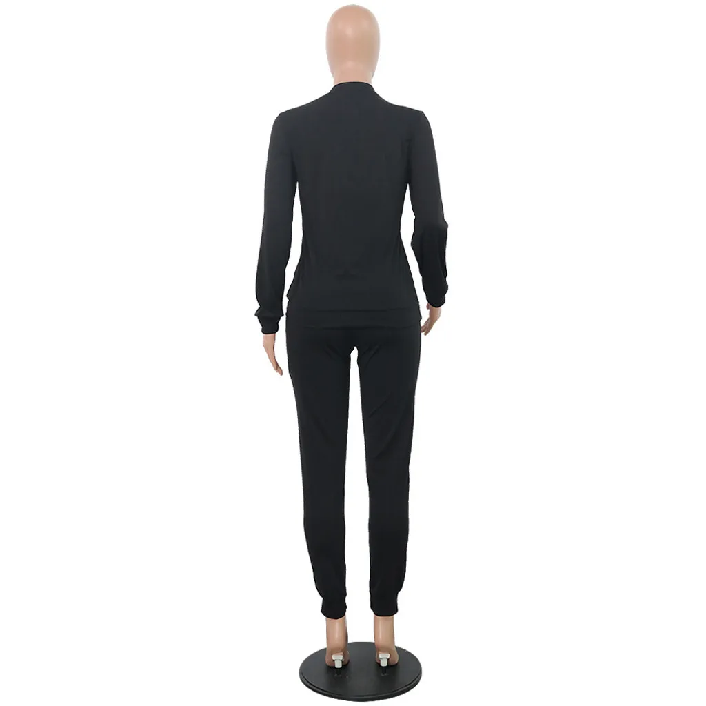 Новинка 2020 модный спортивный костюм для женщин и девушек с принтом свитер