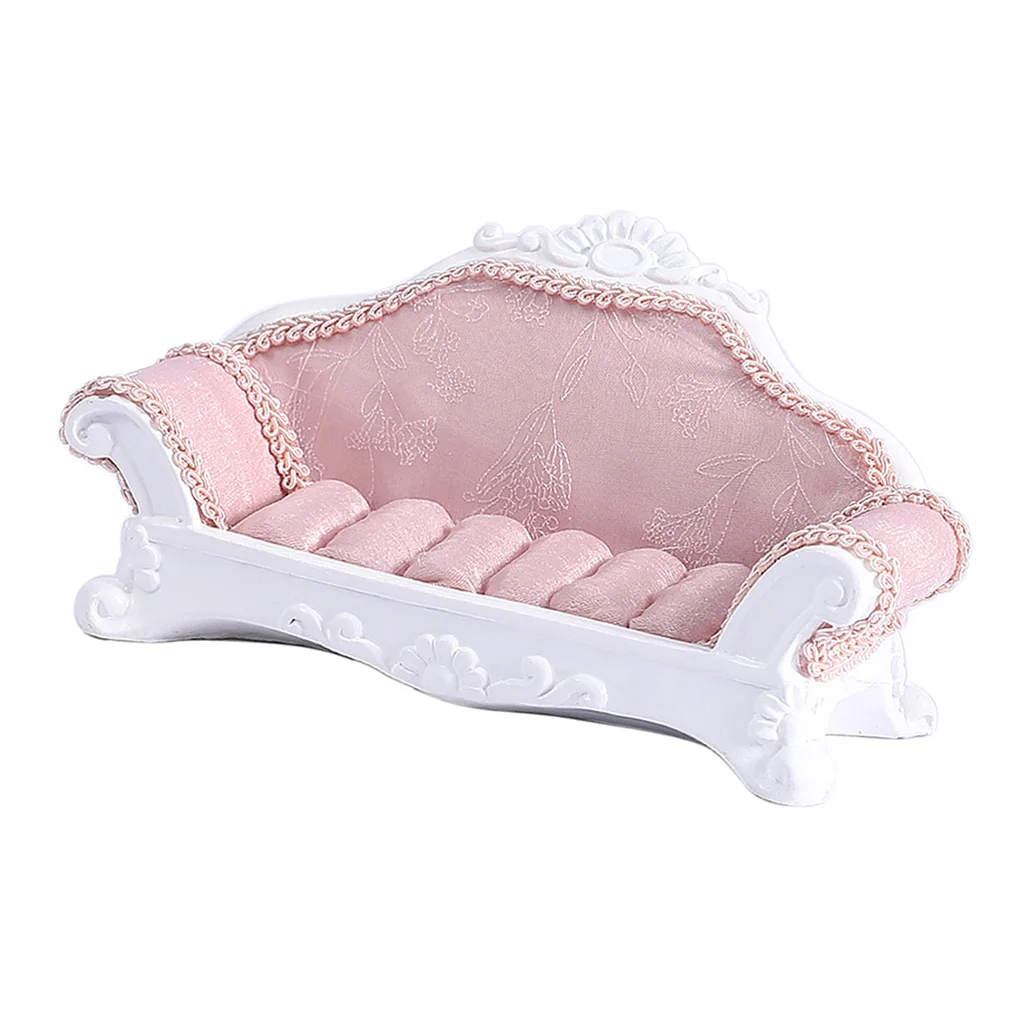 Розовое Кружевное кольцо в форме дивана сережки гвоздики украшения витрина для