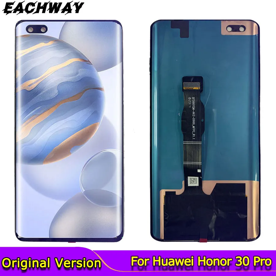 

Original For Huawei Honor 30 Pro lcd display EBG-AN00 LCD Screen Display +Touch Panel Digitizer Honor 30 Pro Lcd Display