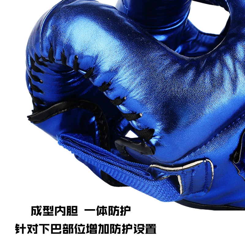 

2020 protective half open monkey boxing helmet professional fighting nose protection full face helmet free combat beam head gear