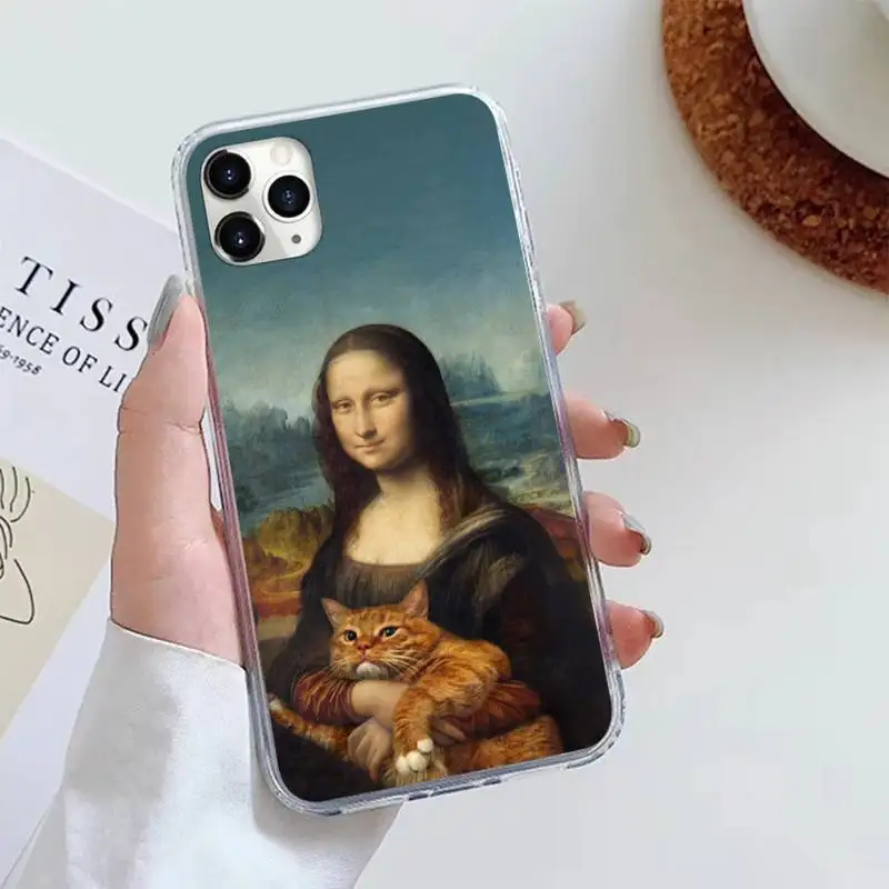 

Cat Art Aesthetics Phone Case For iphone 12 5 5s 5c se 6 6s 7 8 plus x xs xr 11 pro max mini