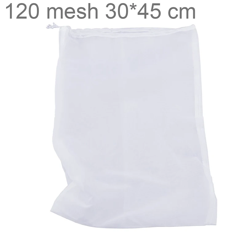 C Ореховый мешок для чая, молоко фруктовый сок, мешок, 3 размера, многоразовый нейлоновый фильтр с тонкой сеткой, марля, фильтр для холодного заваривания кофе - Цвет: C