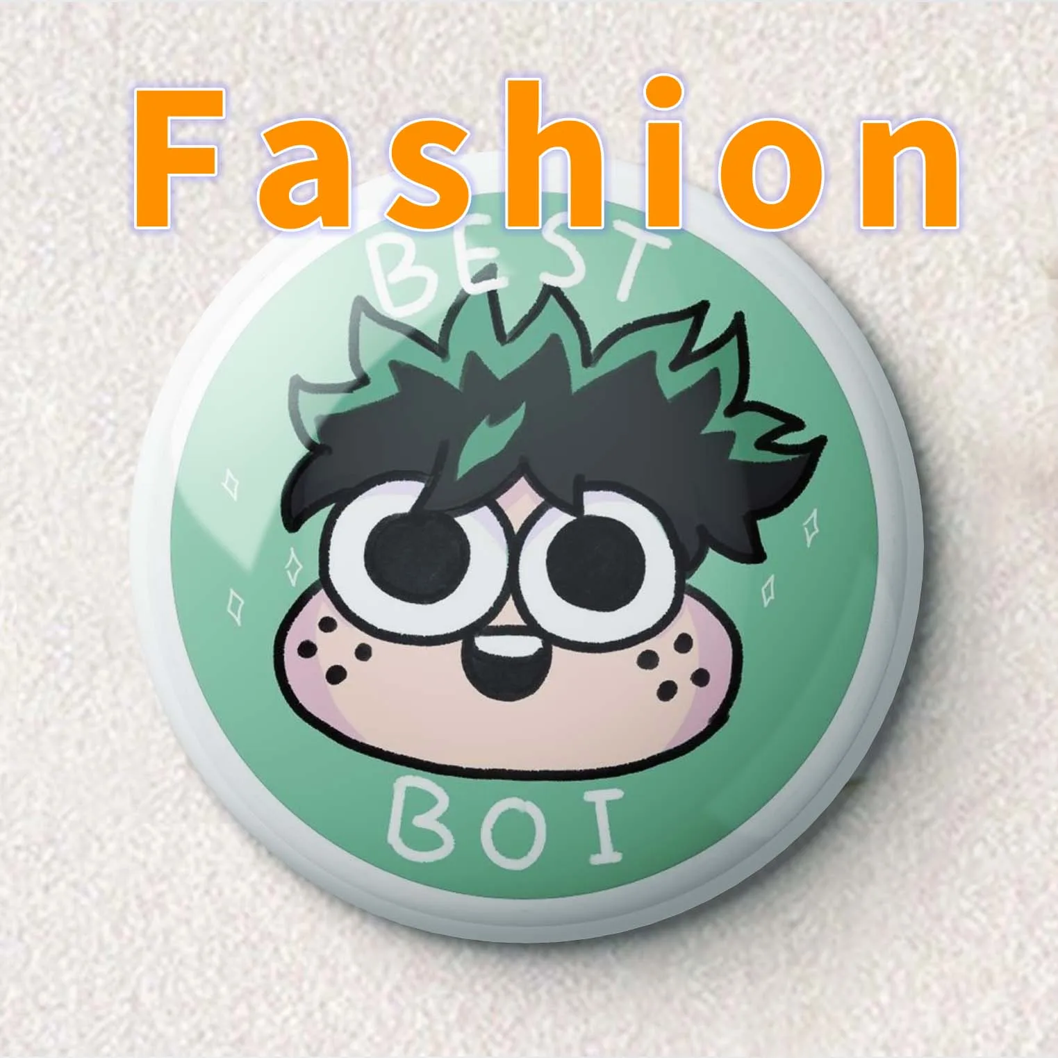 

Лучшая мягкая эмалированная брошь boi Deku hyt, украшение для воротника, Модная креативная забавная булавка для шляпы