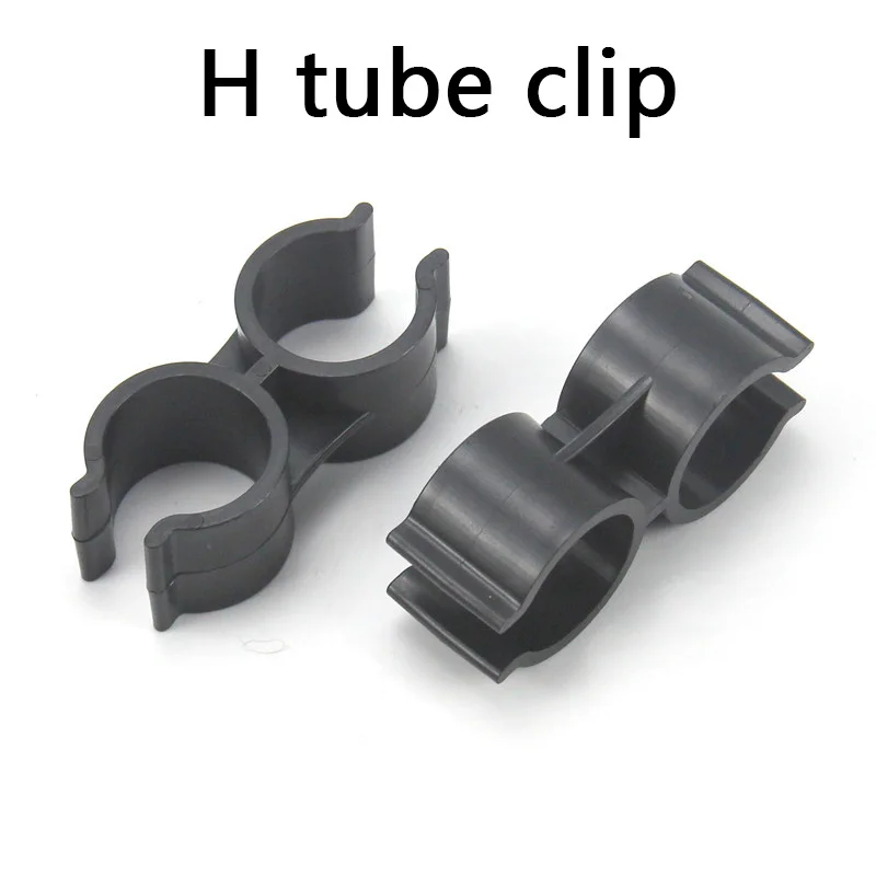 

pipe Double plastic pipe clamp connector type H pipe clamp connector Garden Water Connectors UPVC Pipe Joints 1 Pcs