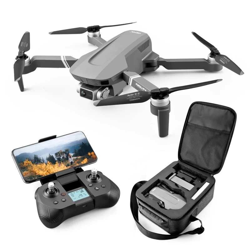 Радиоуправляемый Дрон Hipac F4 с GPS и камерой 4K Квадрокоптер дистанционным