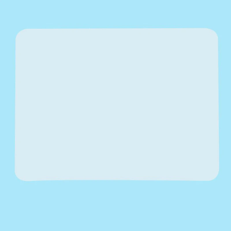 transparent white 40*30 см силиконовый коврик для выпечки с антипригарным противнем, подстилка под стол, защита для кухонных кондитерских изделий, подкладка для выпечки, коврик для выпечки, 6 цветов - Цвет: transparent white