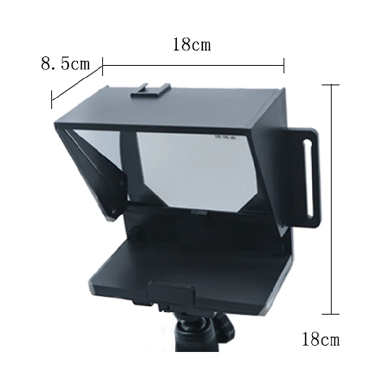 

Live Inscription Device Portable Mini Teleprompter Mobile For Cellphone Prompter For News Live Speech for DSLR Cameras