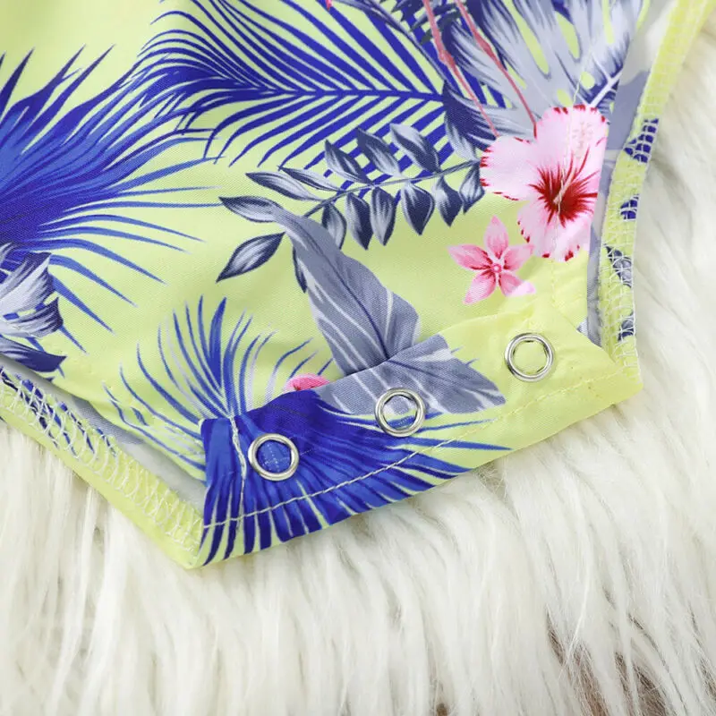 

0-18M Newborn Infant Baby Girl Flower Romper Bodysuit Jumpsuit Outfit Clothes