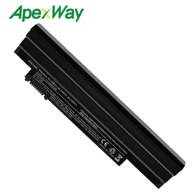 Аккумулятор ApexWay D255 для Acer Aspire One D270 D260 522 722 AOD255 AOD257 AOD260 D255E D257 D257E E100 AL10A31