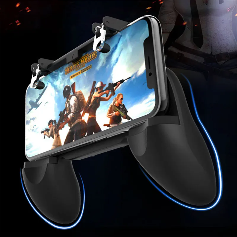 W10 Беспроводной геймпад PUBG джойстик удаленного Управление для iOS Android мобильный