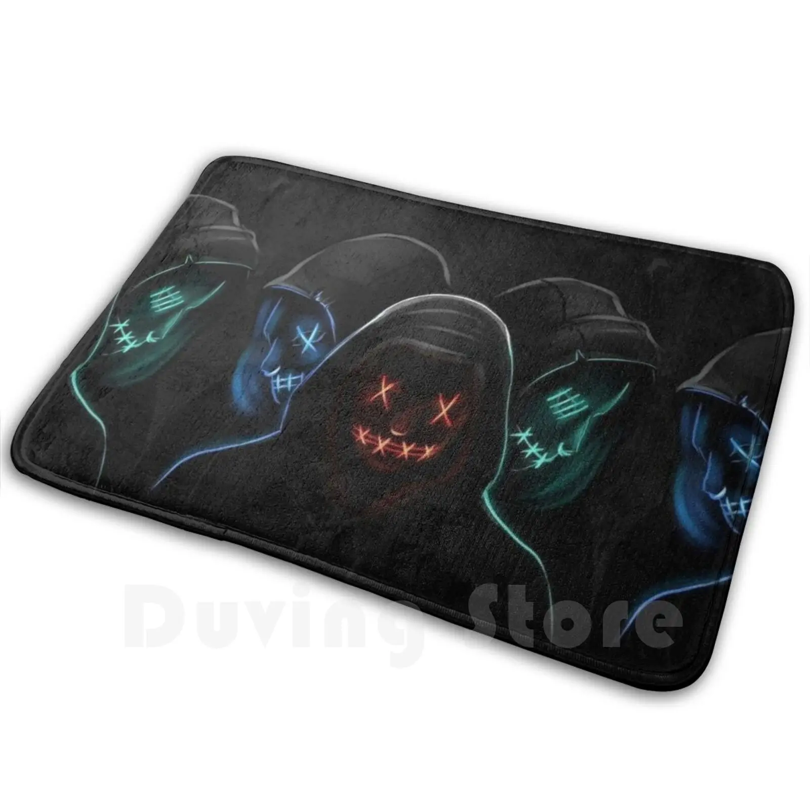 

Hackers Carpet Mat Rug Cushion Soft Hacker Black Light