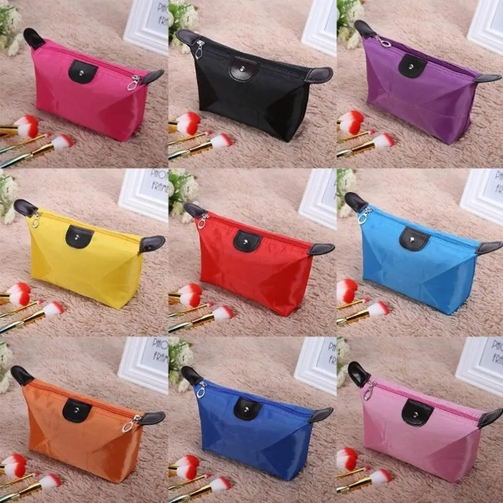 

2020 new Convenient and cute cosmetic bag, nylon dumpling cosmetic bag, waterproof storage toilet bag