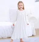 Ночная рубашка для девочек, пижама с длинным рукавом в стиле пэчворк, новинка на весну и осень, ночная рубашка принцессы, Детская домашняя одежда для малышей, платье для сна