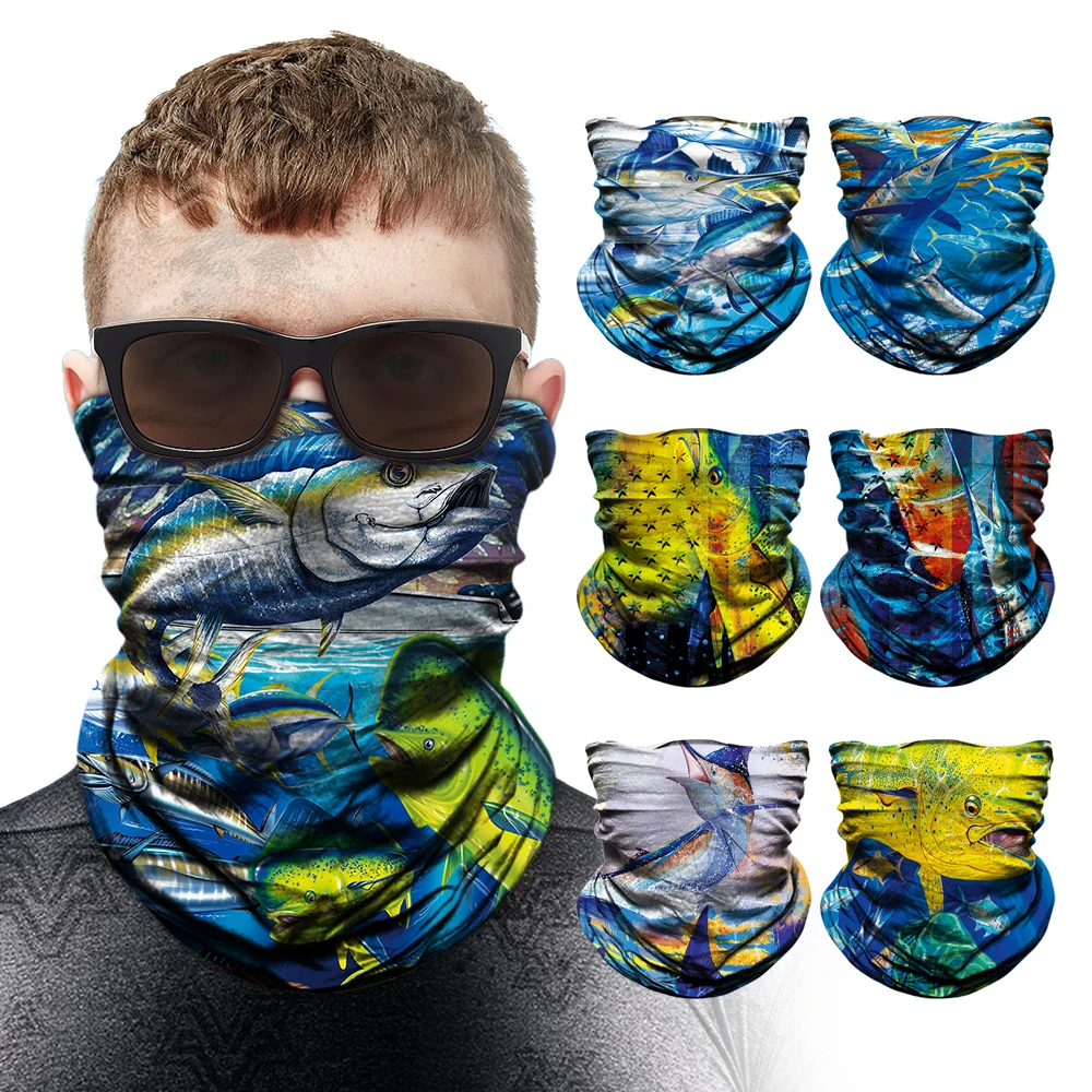 Ветрозащитный Рыбалка шарф велосипедная Бандана ciclismo для мужчин камуфляж