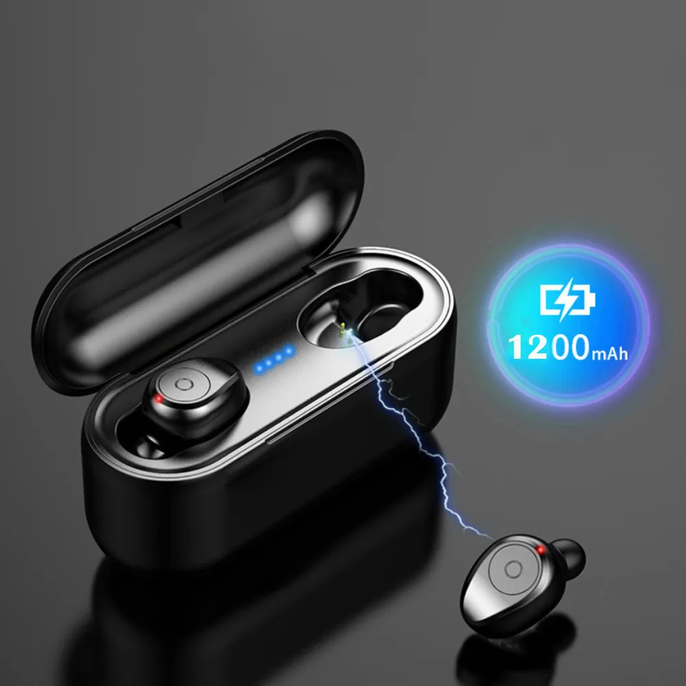 F9 когда наушники tws Bluetooth Беспроводной 5 0 стерео гарнитура с зарядным