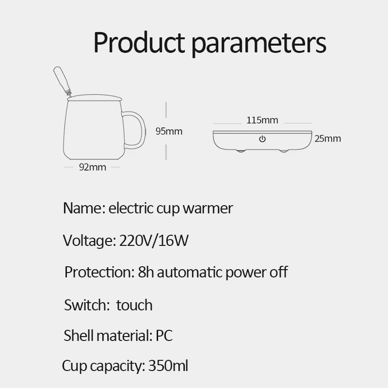 Термостатические подставки для чая кофе молока 16 Вт|Заварочные чайники| |