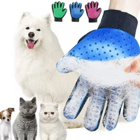 guante para gato dog grooming glove pet products mascotas cat deshedding hair remove cleaning puppy massage dla psa gatos perros