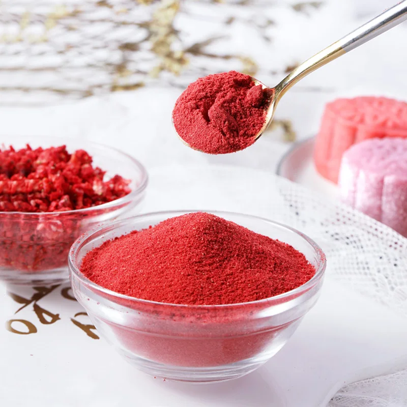 

500g Organic freeze-dried strawberry powder Dried strawberry Natural fruit and vegetable powder cake dessert baking ingredients