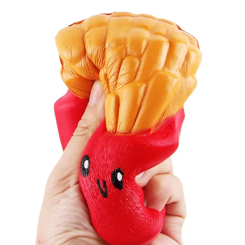 Симпатичная кавайная мини фри мягкая красочная игрушка медленно