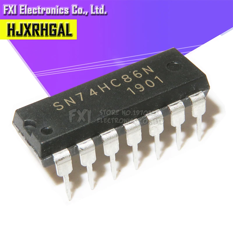 10 шт. SN74HC86N SN74HC86 DIP14 DIP 74HC86N 74HC86 новый оригинальный| |
