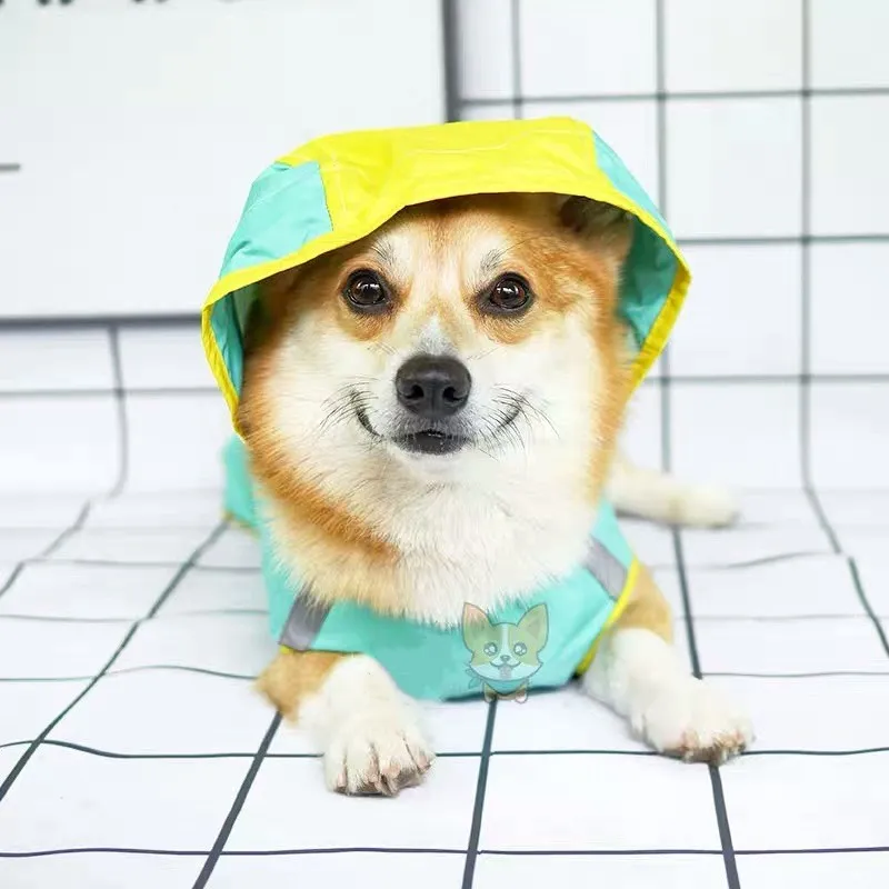 Водонепроницаемый плащ для собак Superpaw розовый