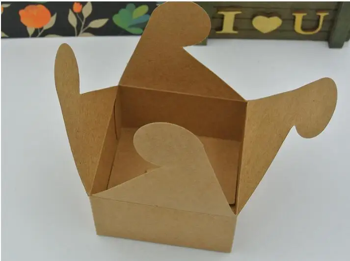 5 шт/партия крафт-бумажная коробка маленькое квадратное мыло коробки ювелирные