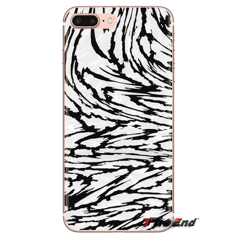 Черный и белый цвета круглые силиконовые чехол для телефона Чехлы samsung Galaxy S3 S4 S5