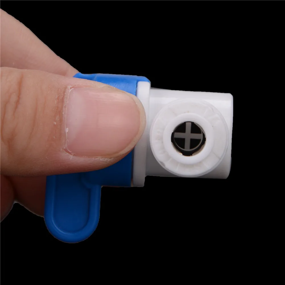 ZLinKJ 1/4 "-1/4" PE штуцер трубы шланг Быстрый Соединитель Шаровой Клапан Обратный
