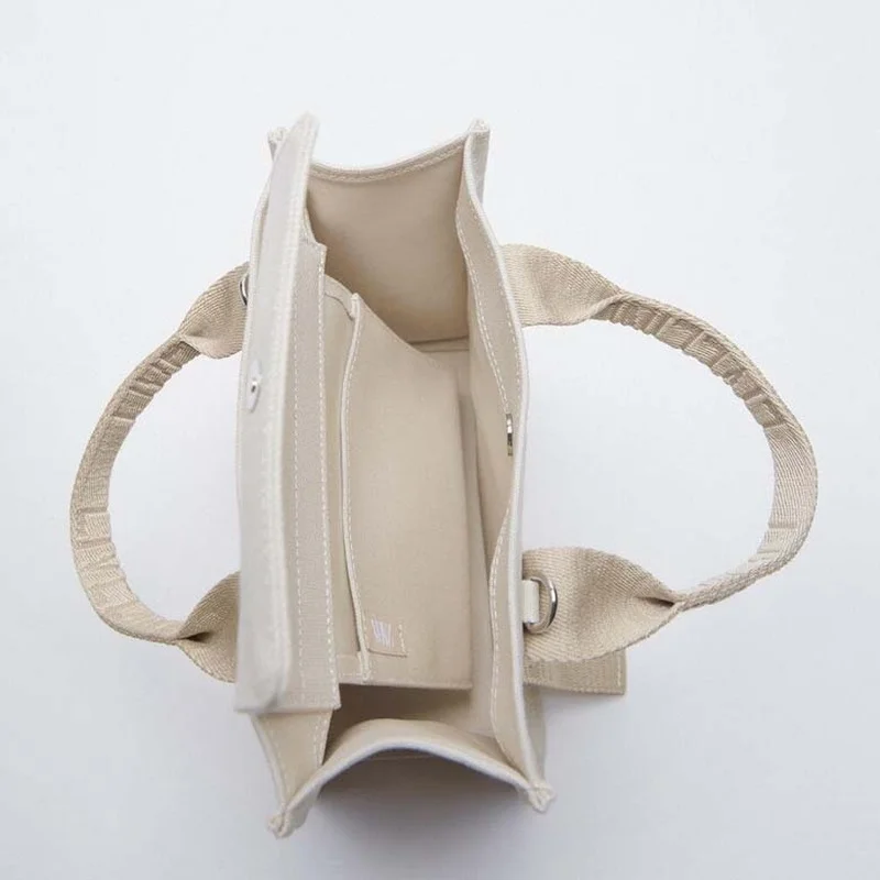 

2021 New Fashion All-match Simple Canvas Shoulder Diagonal Shopping Tote Bag Purses and Handbags Luxury Designer Grand Sac Femme