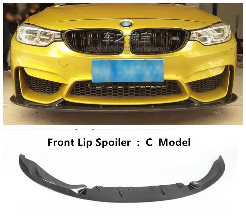 Передний выступ Спойлеры для BMW 3 серии M3 F80 4 головной производитель M4 F82 F83 бампер