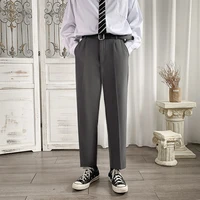trousers korean spring and summer loose straight fashion mens sagging the office a formal occasions the new listing trend