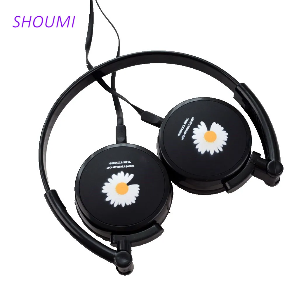 Проводные наушники стереонаушники складной шлем для студентов Интернет-урок