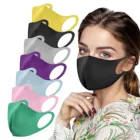 7 шт. взрослых Рот шапки Моющиеся защитная маска для ухода за кожей лица Для женщин однотонные Цвет рот маски ткань Mondmasker Mascherine Mascarillas