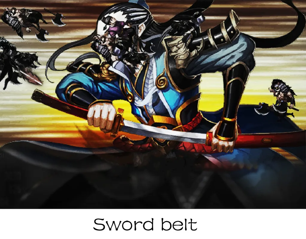 Деревянная сумка для меча нож фиксирующее устройство талии аниме аксессуары игр