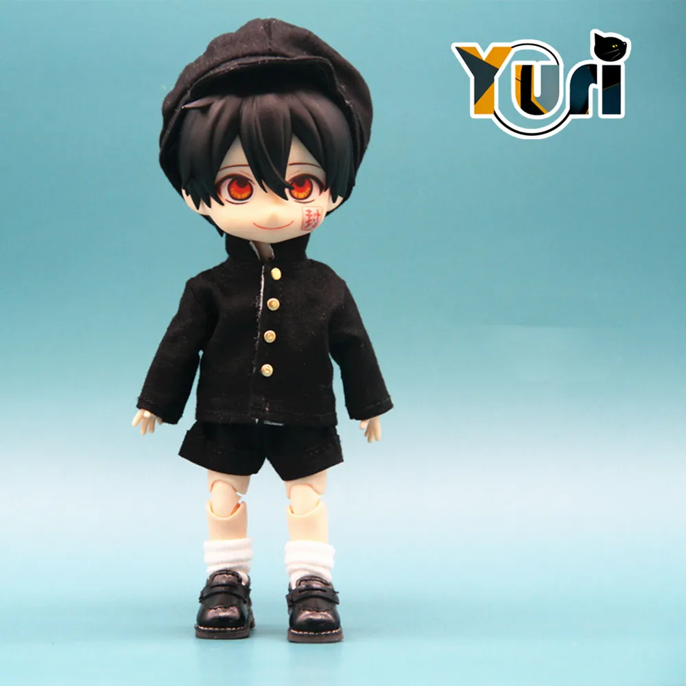 

Костюм для косплея аниме Jibaku Shounen Hanako Kun OB11 1/12 BJD кукла униформа одежда костюм шляпа ручной работы игрушка одежда Cos C