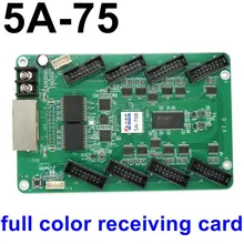 5A-75 Full Color Receiving Card RGB Led Controller HUB75 Included High Refresh Rate LED Control Card Drive System 5A-75B