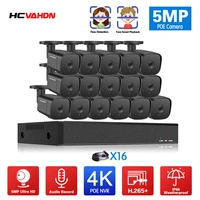 h 265 16ch 4k poe nvr audio record cctv system 5mp outdoor ip67 weatherproof poe ip cameras video security set 8ch 8mp hdmi set