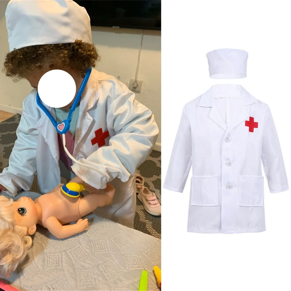 Surgeon Halloween Costume 2022 2022 Halloween Disguise For Kids Doctor Nurse Clothing Medical Surgeon Uniform Carnival Family Play House Work Jackets Costumes Cosplay Costumes Aliexpress