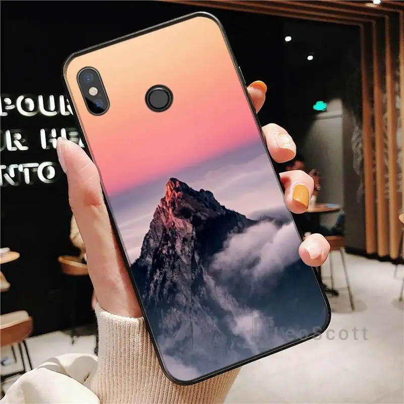 

Alpine landscape Phone Case For Xiaomi Redmi note 4 4X 8T 9 9s 10 K20 K30 cc9 9t pro lite max