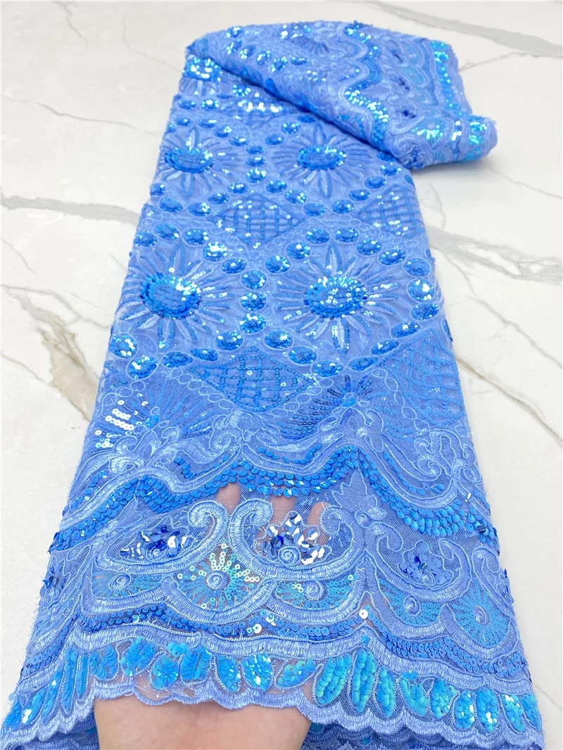 

PGC Африканский гипюр шнур блестки кружевная ткань 2021 высококачественное нигерийское водорастворимое кружево для свадебного платья