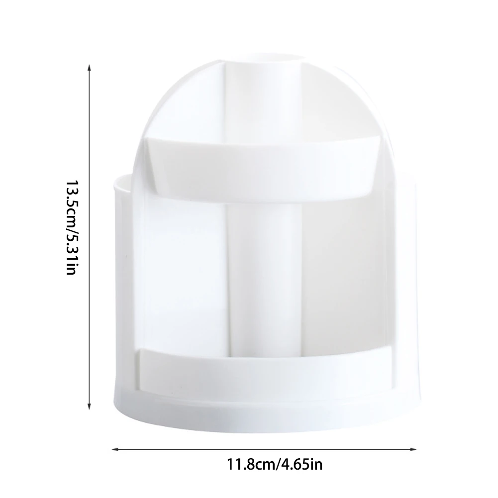 

Pen Holder Multifunctional Makeup Brush Plastic Desktop Tidy Organiser Pen Pot Office Supplies Accessories For Desk White